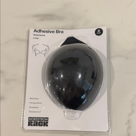 Other - Nordstrom Rack Black Adhesive Bra